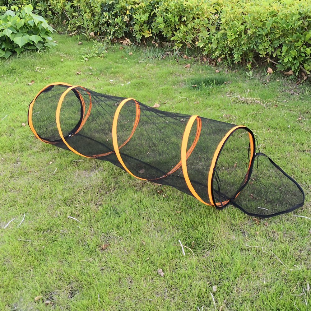 Cat Playing Tunnel Tube for Rabbits  Kittens Dogs  Bunny 45CMX120CM MESH 