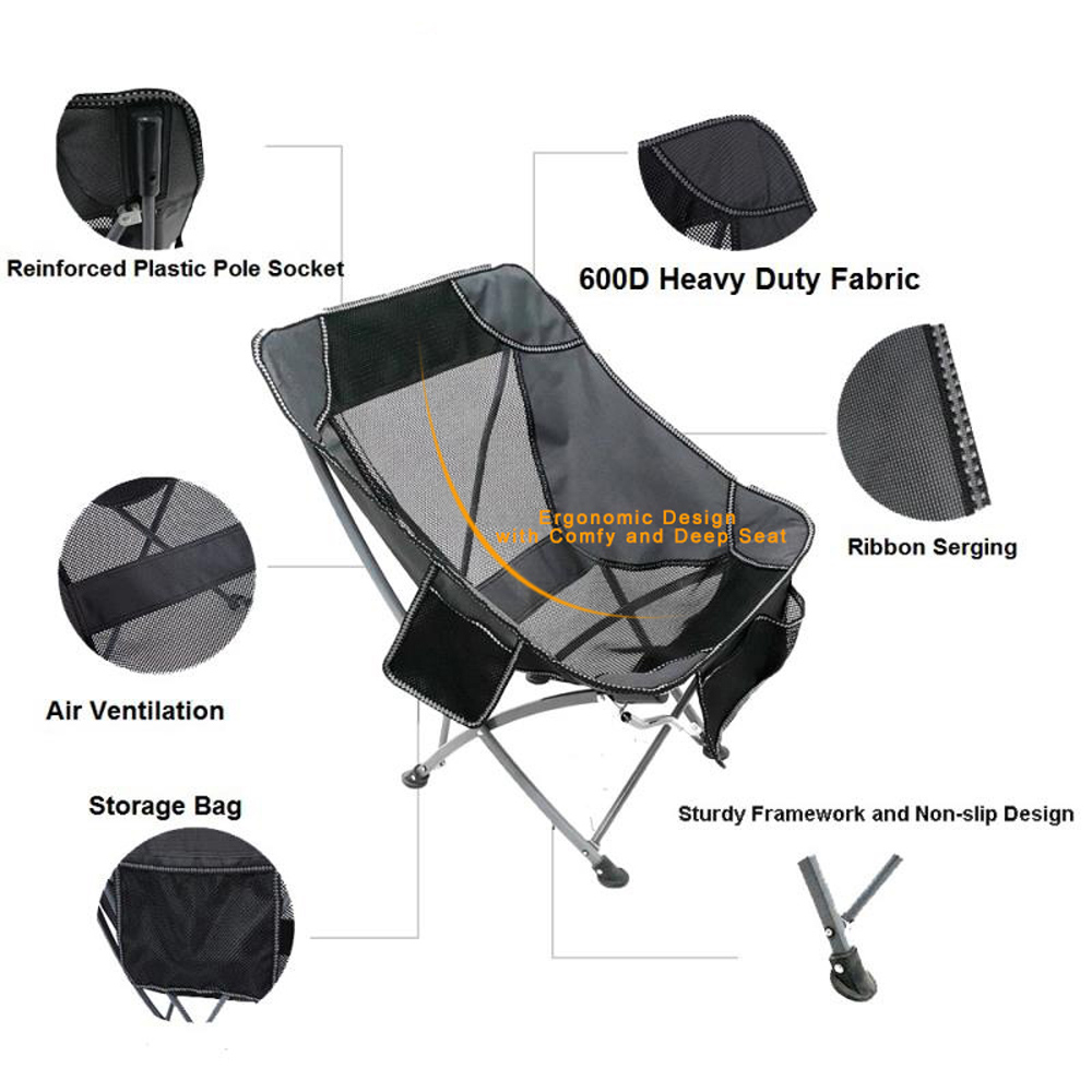  RORAIMA Signature Lightweight Outdoor Camping Chair Ergonomic Design with Comfy and Deep Seat Produ