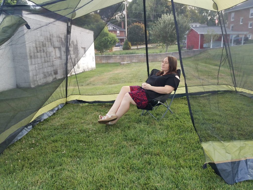 EnjoyingThe Outdoors With The RORAIMA Bug Proof Canopy Shelter