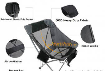  RORAIMA Signature Lightweight Outdoor Camping Chair Ergonomic Design with Comfy and Deep Seat Produ