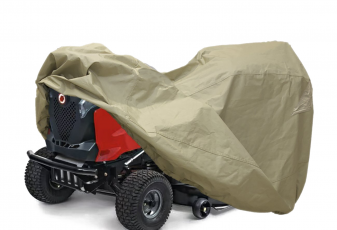 Lawn Mower Tractor Cover with Elastic Hems to Fit a Deck up to 54" Beige Color